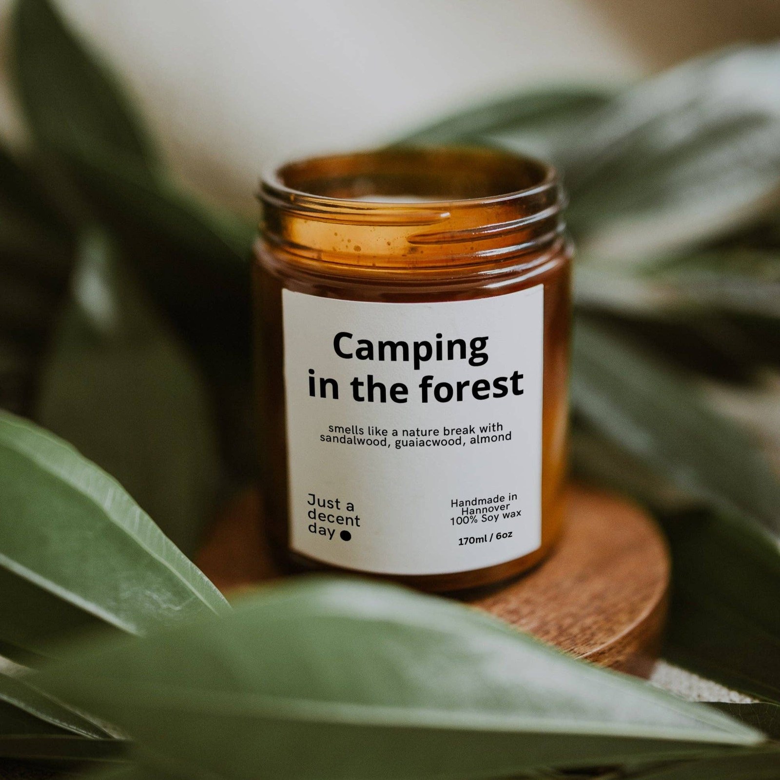 Bougie Camping en Forêt